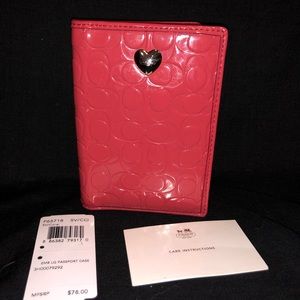 Coach Passport Case